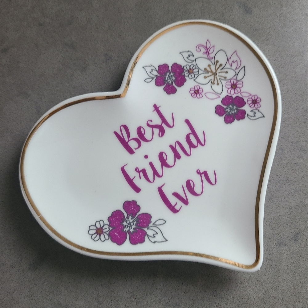 Best‎ Friend Ever trinket dish
